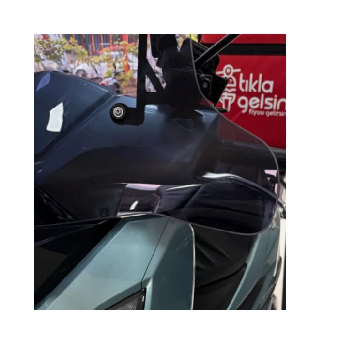 RKS VRS 125 Elçik Korumalı Ön Cam / Siperlik Füme