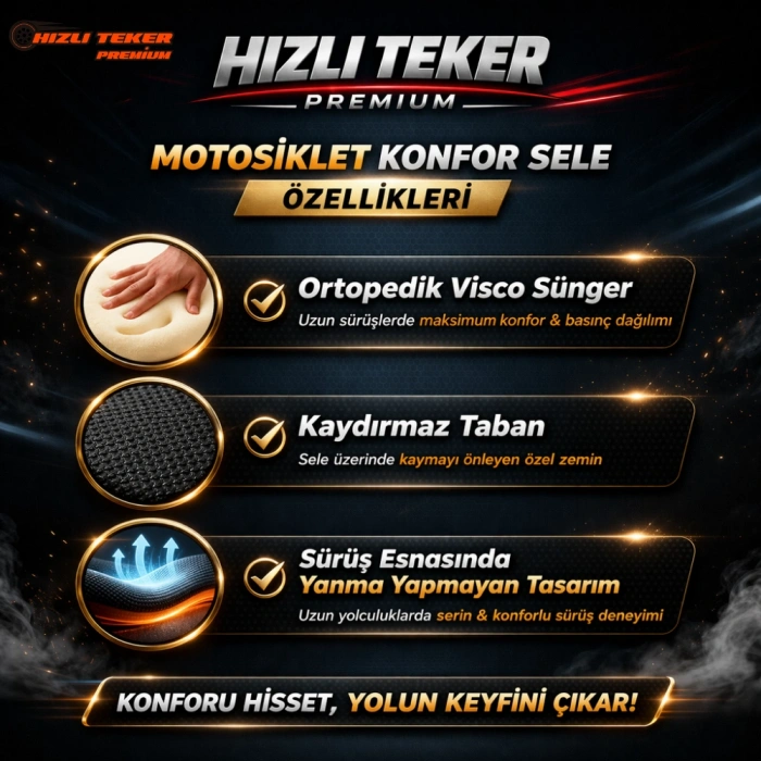 RKS Freccia Özel Seri Tam Kalıp Konfor Sele Kılıfı