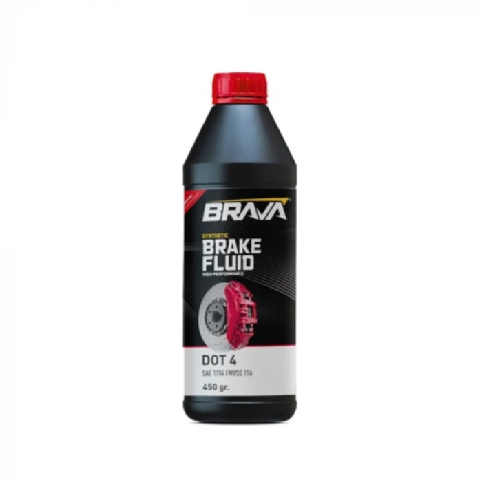 BRAVA Brake Fluid DOT-4 Red Fren Hidrolik Sıvısı 450 GR