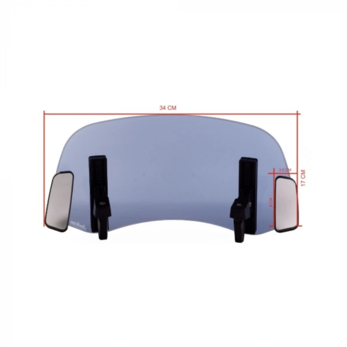 Dikiz Aynalı Asansörlü Deflektör Füme