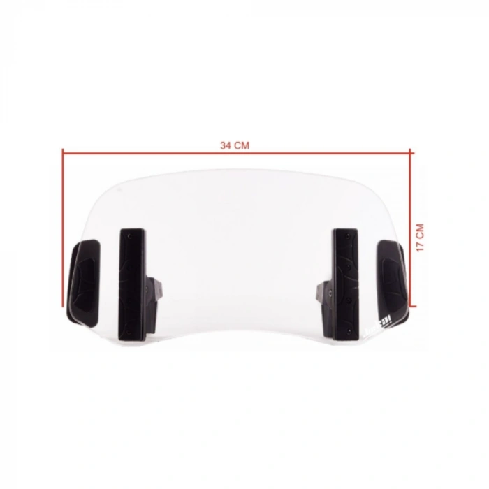 Dikiz Aynalı Asansörlü Deflektör Şeffaf