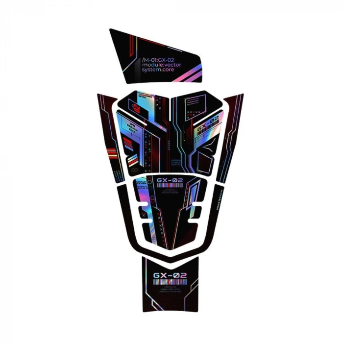 HONDA PCX 2021-2024 Tank Pad Hologram CyberCore