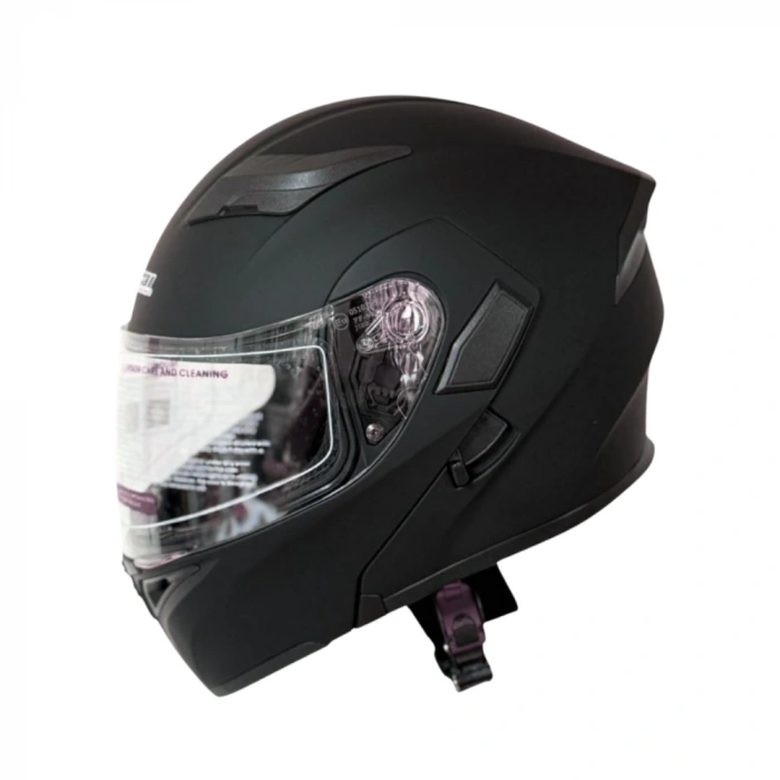 JK 902 Çene Açılır Kask Çene Açılır Mat Siyah