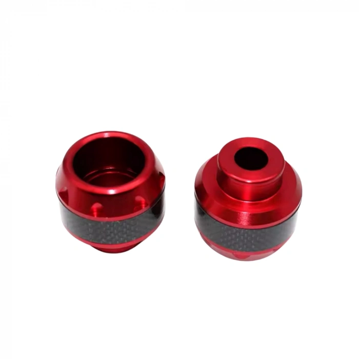 Motosiklet Ön Teker Koruma Takozu 2li Set Kırmızı