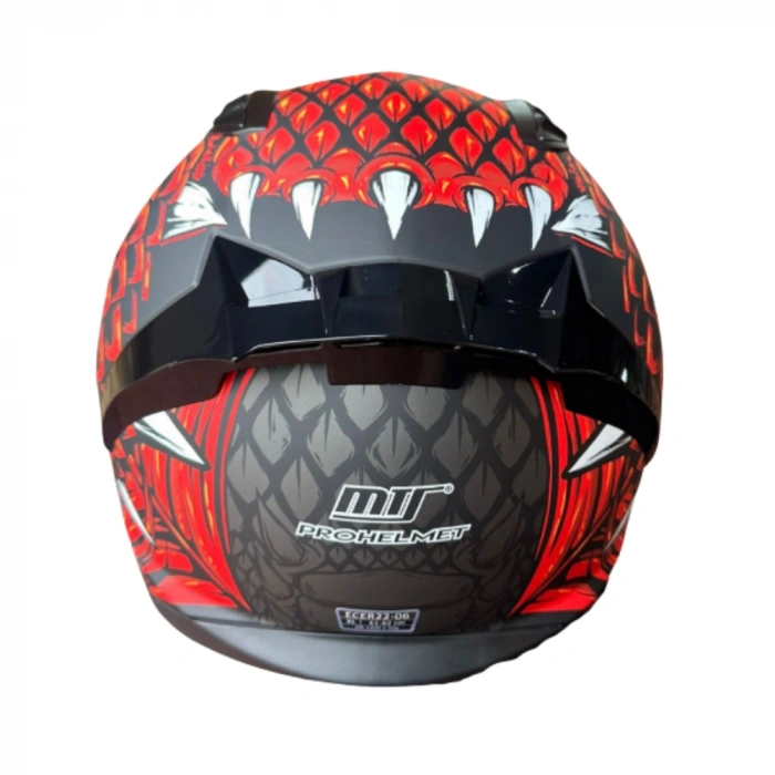 MTS Fullface 801 Droglex Red Kask