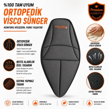 HONDA Pcx Özel Seri Tam Kalıp Konfor Sele Kılıfı