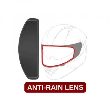 Anti-Rain Lens Kask Yağmur Kaydırıcı