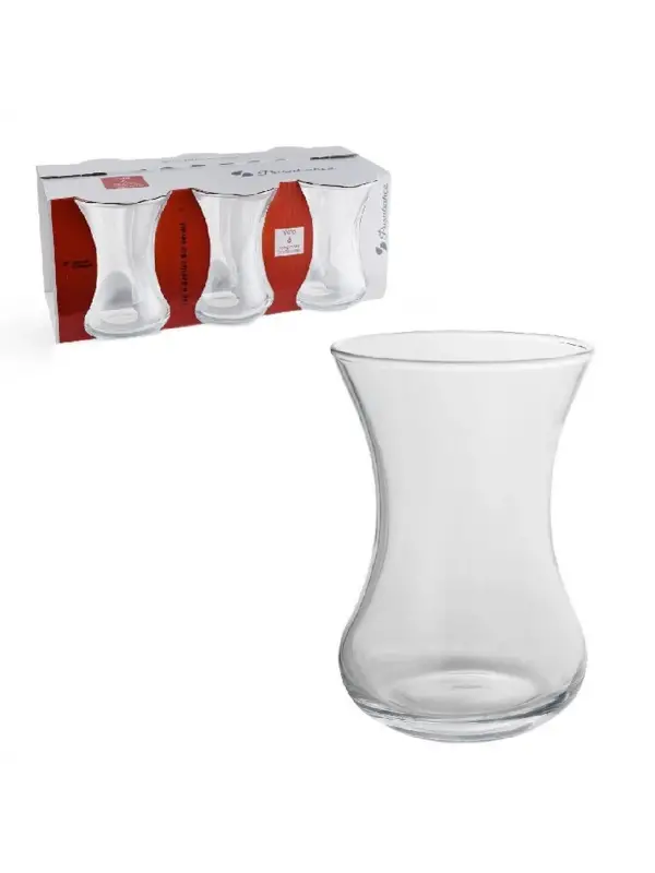 42771 Vefa İnce Belli Çay Bardak 6 Lı