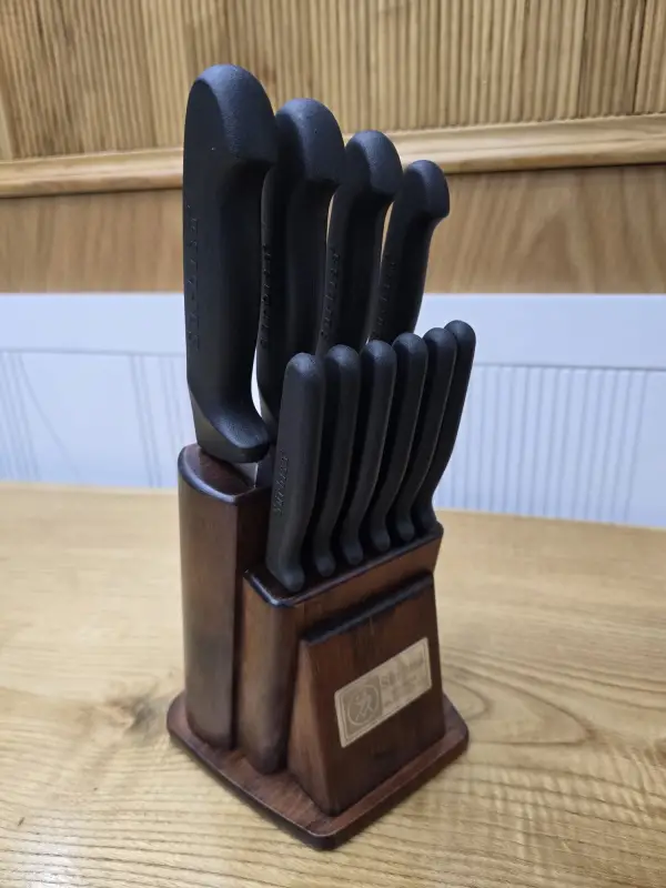 Sürbisa 10 Parça Profesyonel Mutfak Bıçak Seti - Paslanmaz Çelik Şef Bıçağı ve Standlı Set - Yerli Üretim Mutfak Takımı