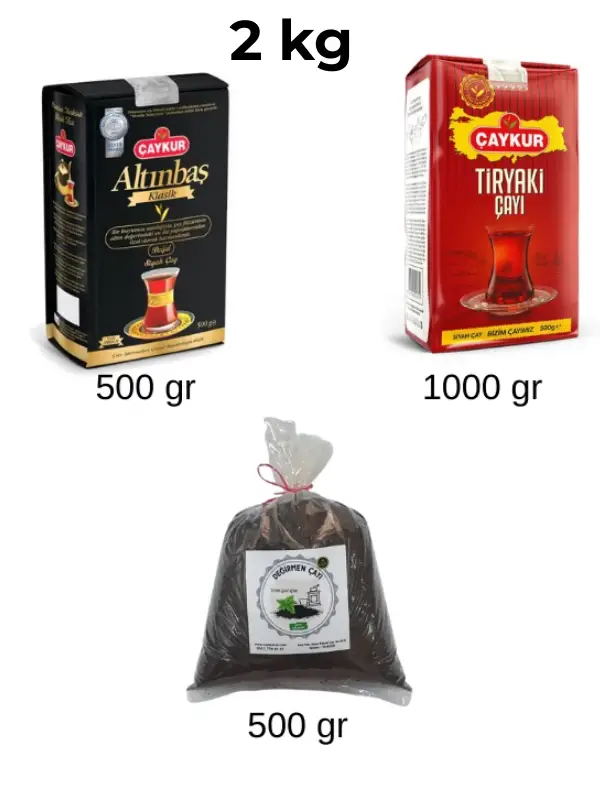 Çaykur Avantaj Paketi 3’lü Set – Altınbaş, Tiryaki ve Mayıs Çayı