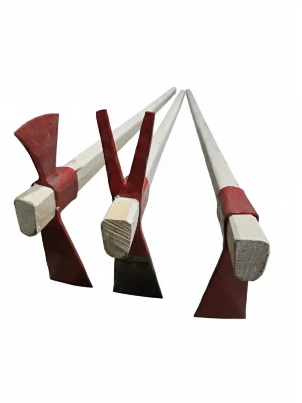 Kazma Seti Büyük Dövme Çelik Bahçe Kazması 120 cm Saplı - 3 Çeşit