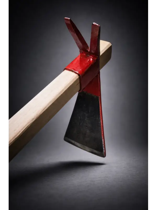 Sürmene Dövme Çatallı 5160 Çelik Bahçe Çapası Saplı Büyük Boy Kazma Çapa