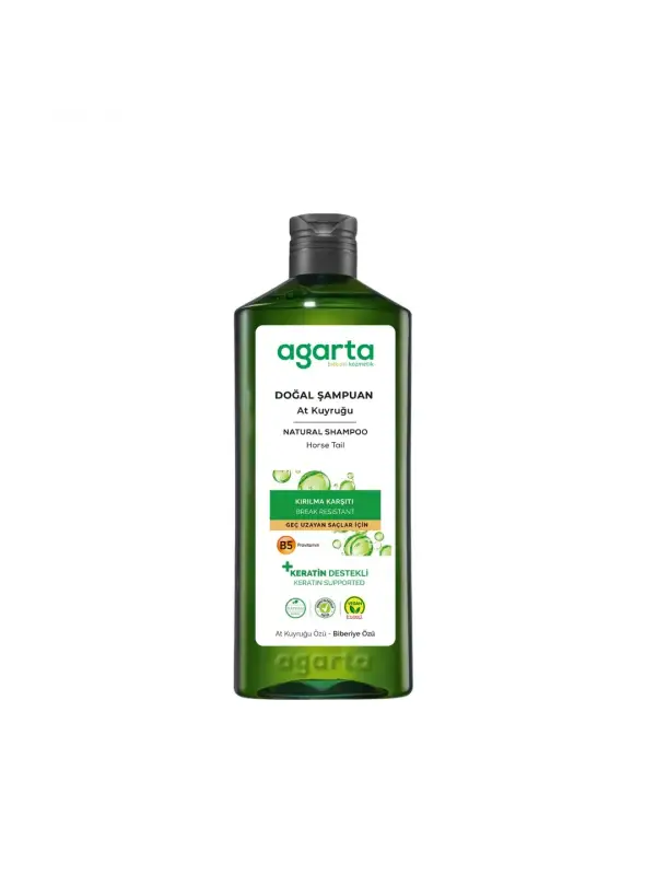Agarta Saç Dökülmesine Karşı 5’li Şampuan Seti 400 ml Keratin Vegan Bitkisel