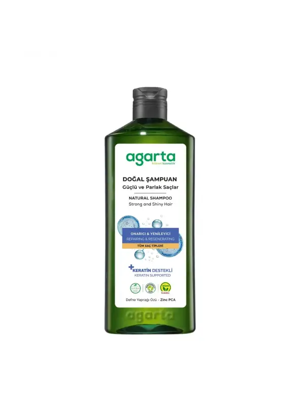 Agarta Saç Dökülmesine Karşı 5’li Şampuan Seti 400 ml Keratin Vegan Bitkisel