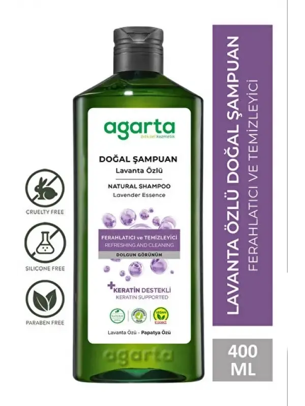 Agarta Renk Koruyucu Şampuan Seti 3’lü 400 ml ProVitamin B5 Keratin Vegan