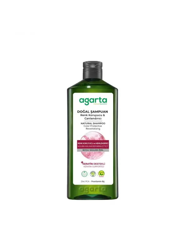 Agarta Renk Koruyucu Şampuan Seti 3’lü 400 ml ProVitamin B5 Keratin Vegan