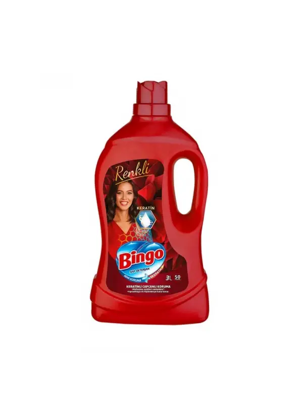 Bingo Sıvı Deterjan 3 Lt Renkli
