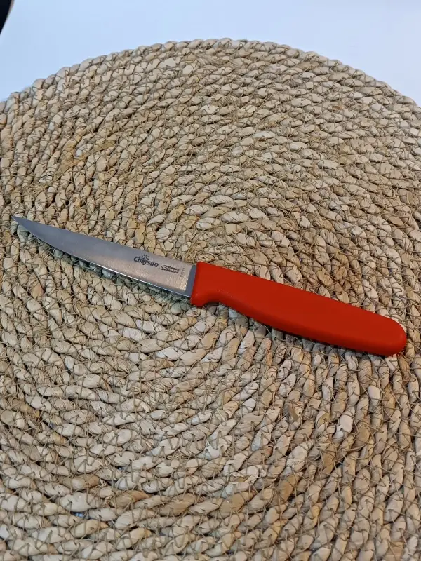 Chefsun Sebze / Meyve Bıçağı 1 Adet Kırmızı
