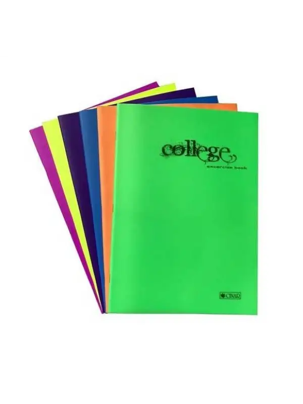 Çınar College Dikişli Pp Kp Defter A4 80/4 Kareli 76005
