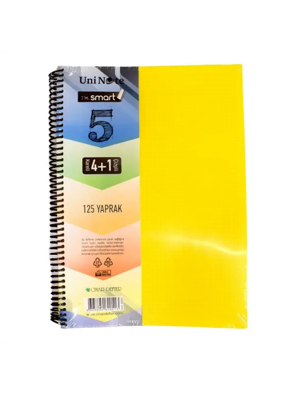 Çınar I M Smart 125 Yp. A4 Ayraçlı Defter 4+1 62051