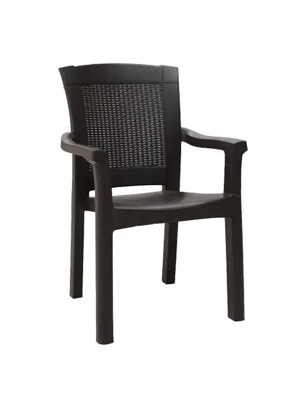 Daystone Elegance Kollu Sandalye Kahve (gardenya)