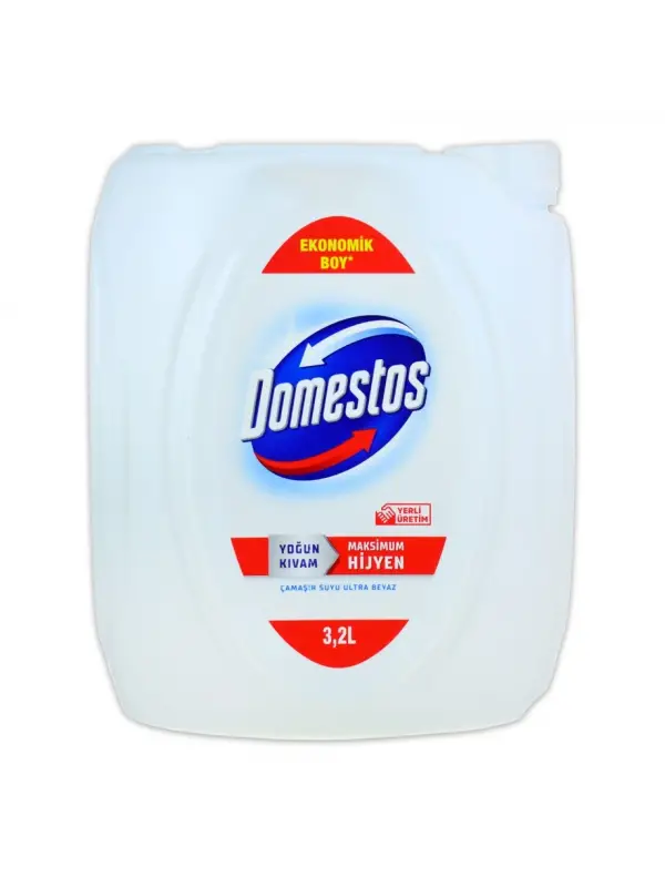 Domestos 3,2 Lt Çamaşır Suyu Kar Beyazı