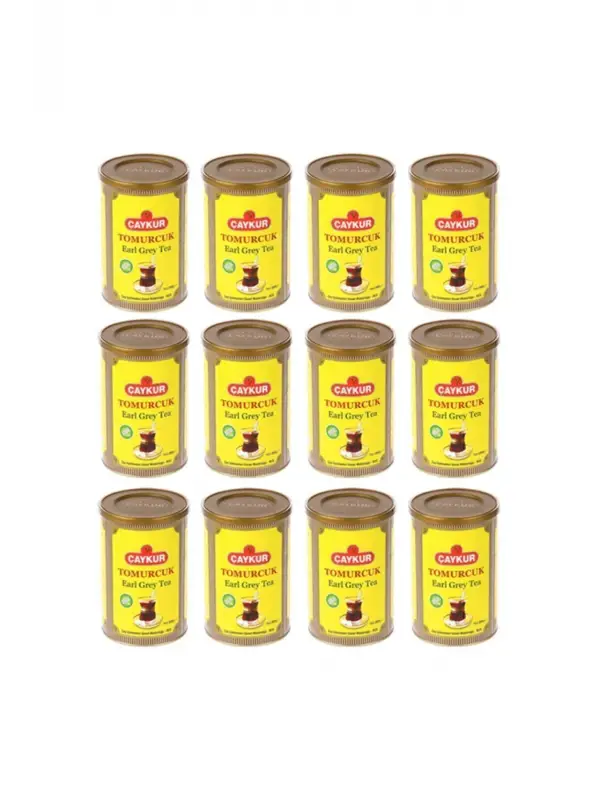 Çaykur Earl Grey Tomurcuk Dökme Çay Teneke 200 G (12 Adet / 2400 G)