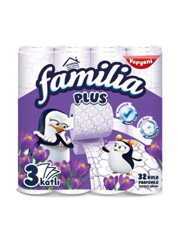 Familia 32 Li Tuvalet Kağıdı Sihirli Çiçek Parfümlü