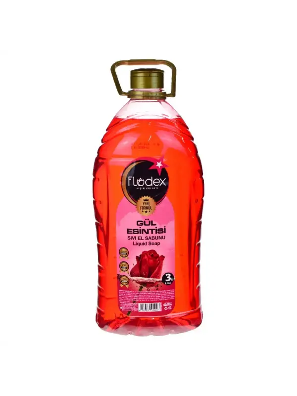 Flodex 3 Lt Sıvı Sabun Gül Kokulu
