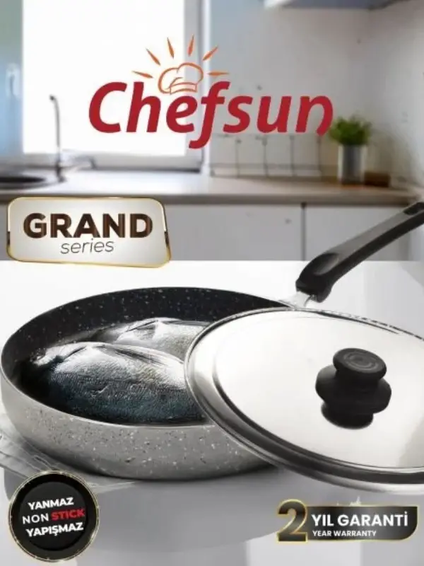 Chefsun Granit Balık Tavası 34 Cm