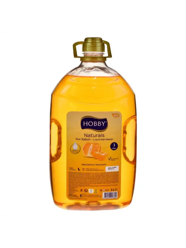 Hobby 3 Lt Natural Sıvı Sabun Mandalina