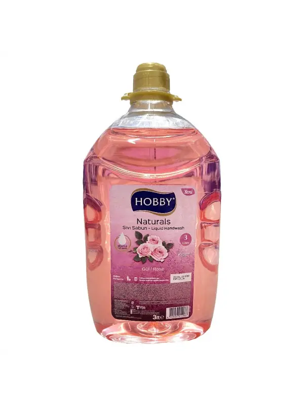 Hobby 3 Lt Naturel Sıvı Sabun Gül