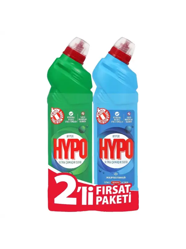 Hyper Hypo Ultra Çamaşır Suyu 1+1