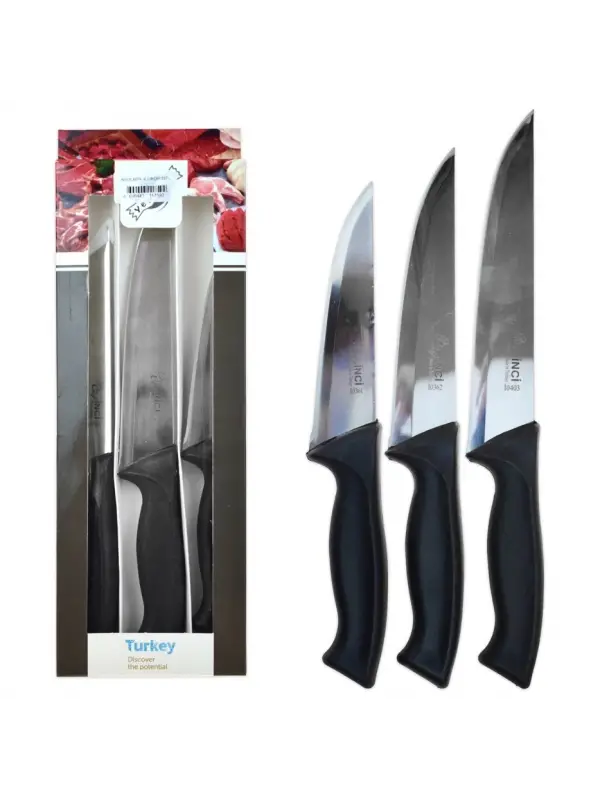 İnci Plastik 3 Lü Bıçak Set