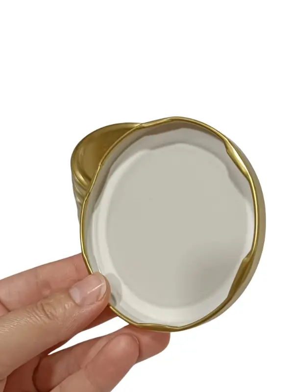 Konserve Kavanoz Kapağı 200 Adet 82mm Altın Kapak
