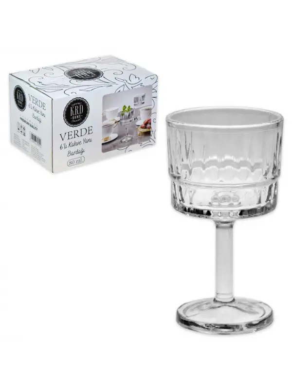 Krd Home Verde Kahve Yanı Bardak 6 Lı 0371