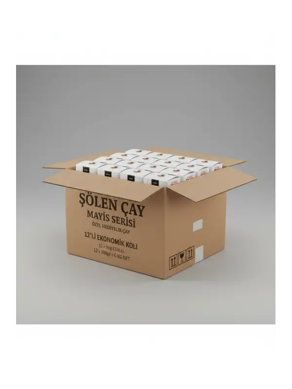 Özel Hediyelik Şölen Çay 12 Paket * 500 Gr