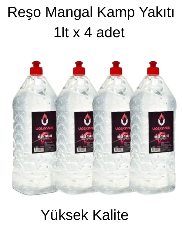 Reşo Mangal Kamp Osmanlı Ocağı Yakıtı 1 Lt x 4 adet