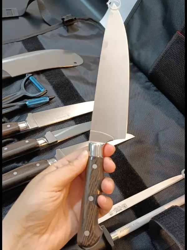 Sürbisa Çantalı Aşçı Gastronomi Handmade Bıçak Seti 9lu Set