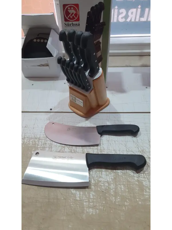 Sürbisa Mutfak Kasap Seti 10lu Set ve 2 Satır