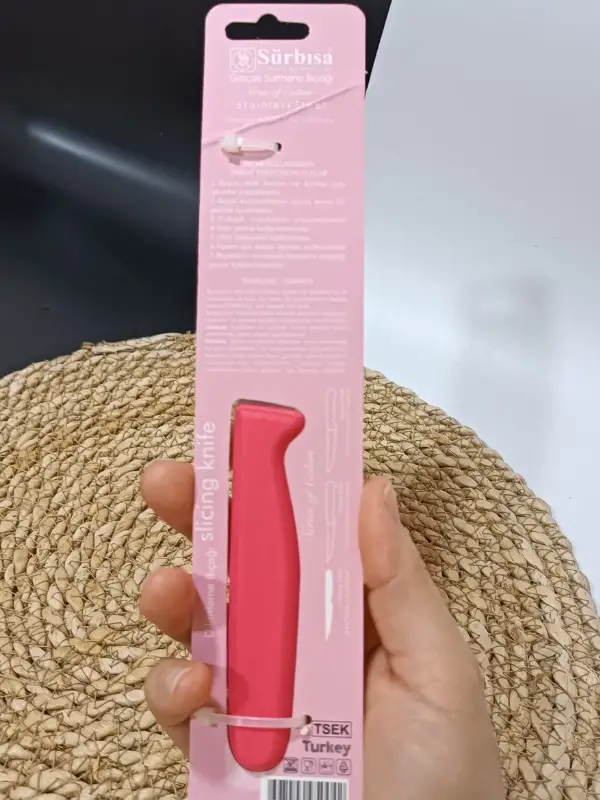 Sürmene 61004 Mutfak Bıçağı (9,50 Cm) Nar Çiceği