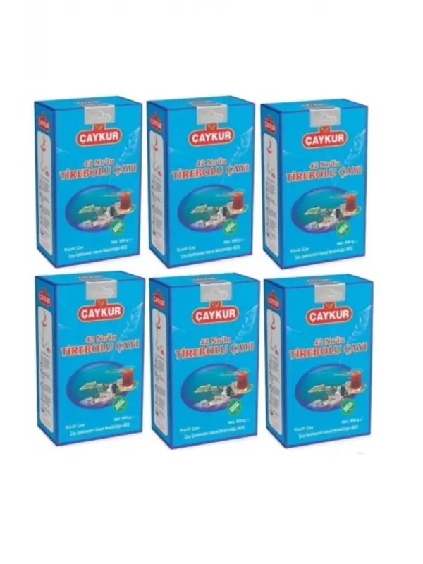 Çaykur Tirebolu 42 Siyah Çay 500 G (6 Adet / 3 KG)