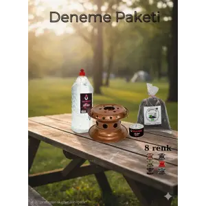 Osmanlı Kamp Ocağı Avantaj Paketi - Reşo Ocak + Yakıt + 500g Çay