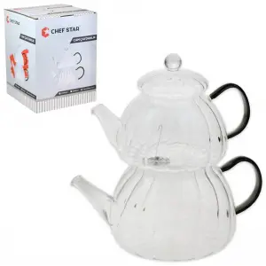 Chef Star Siyah Saplı Çay Çaydanlık Mnb04253