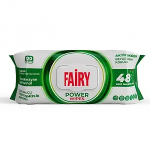 Fairy 100 Lü Yüzey Temizlik Mendili Beyaz Sabun