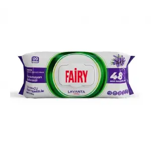 Fairy 100 Lü Yüzey Temizlik Mendili Lavanta Yağlı
