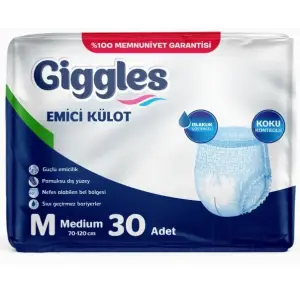 Gıggles Hasta Bezi Emici Külot 30 Lu Medıum