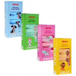 Hanex Mini Islak Cep Mendil 8 Li
