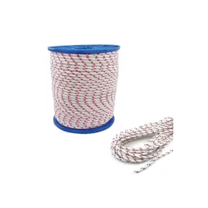 iskota Halat Gemici Dağcı Denizci ipi Polyester Örgü 8mm 100 Metre