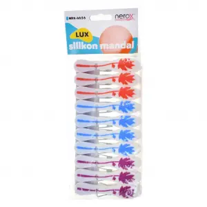Nerox Silikon Mandal Pastel Çınarlı 10lu Nrx-4656